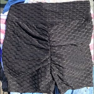 Tick tock shorts black